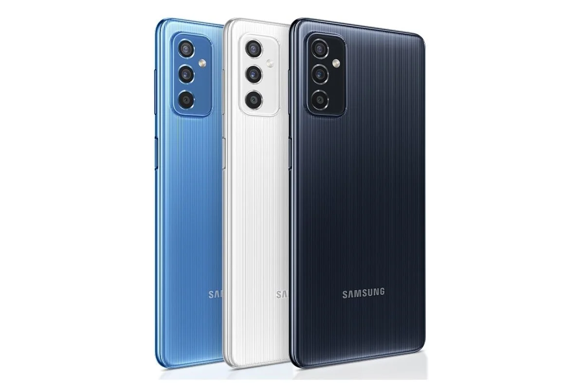 Samsung Galaxy M52 5G 128GB Ram 8GB ( سفید و آبی موجود / قیمت به روز / قبل از ثبت سفارش ، جهت اطمینان از موجودی ، استعلام تلفنی گرفته شود)